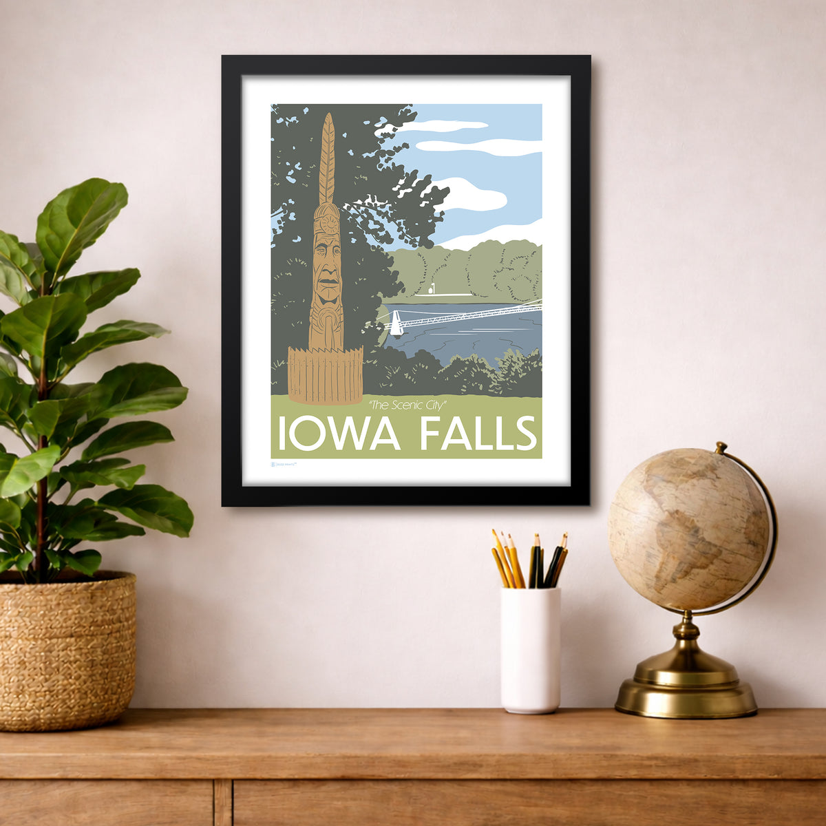Iowa Falls Print