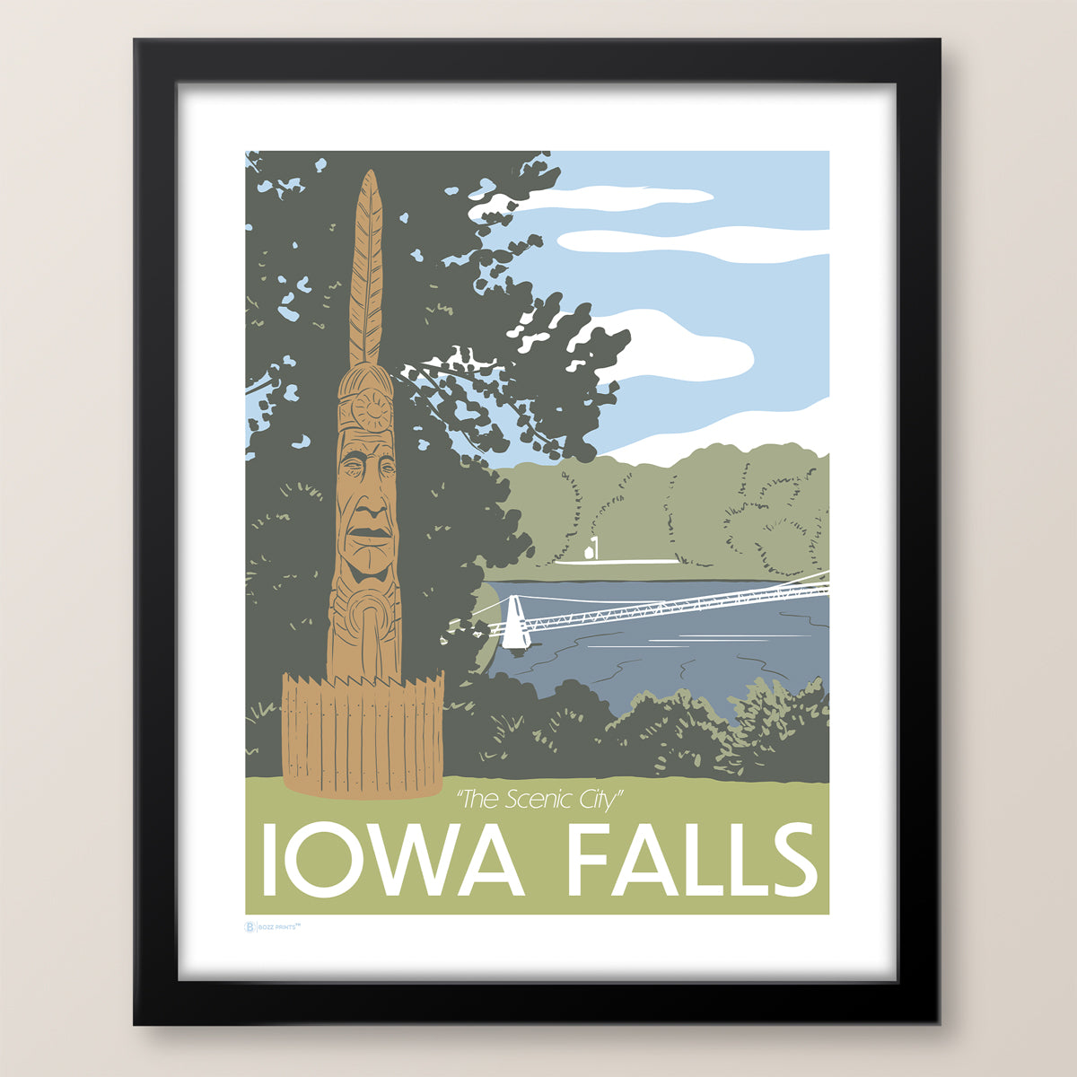 Iowa Falls Print