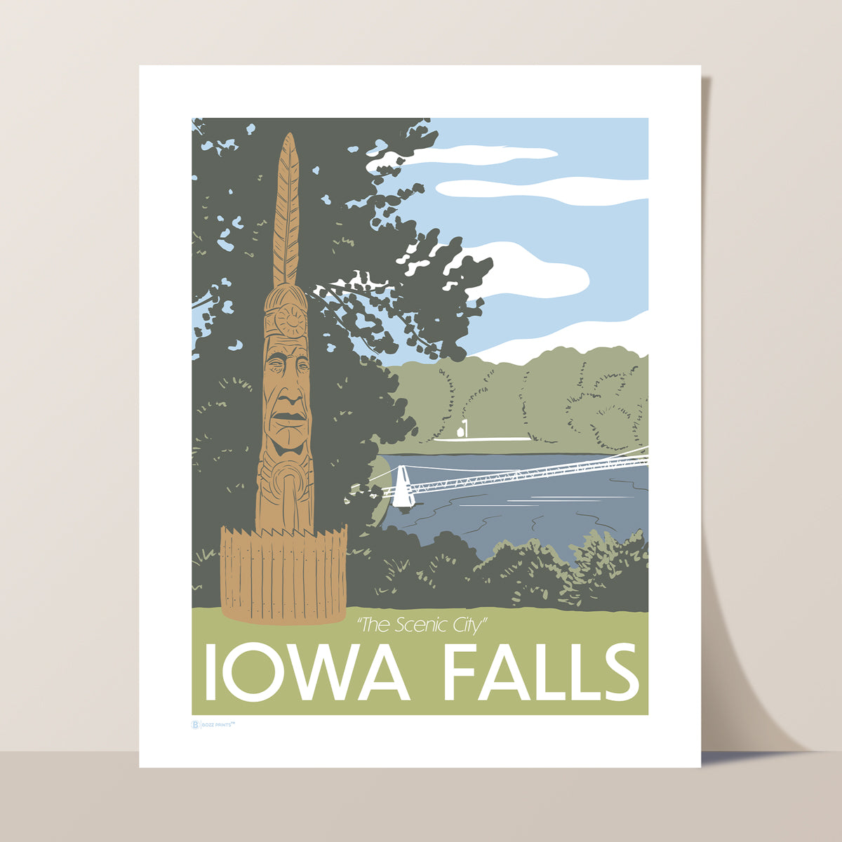 Iowa Falls Print