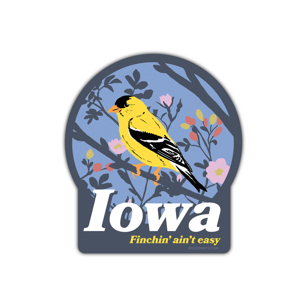 Iowa Finchin/ Ain't Easy Sticker