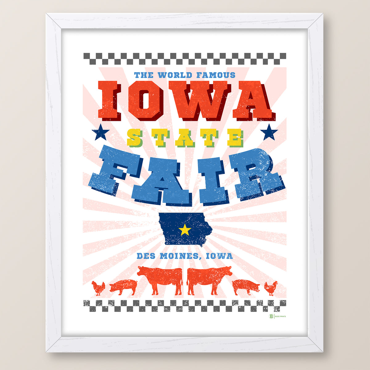 The World Famous Iowa State Fair Print