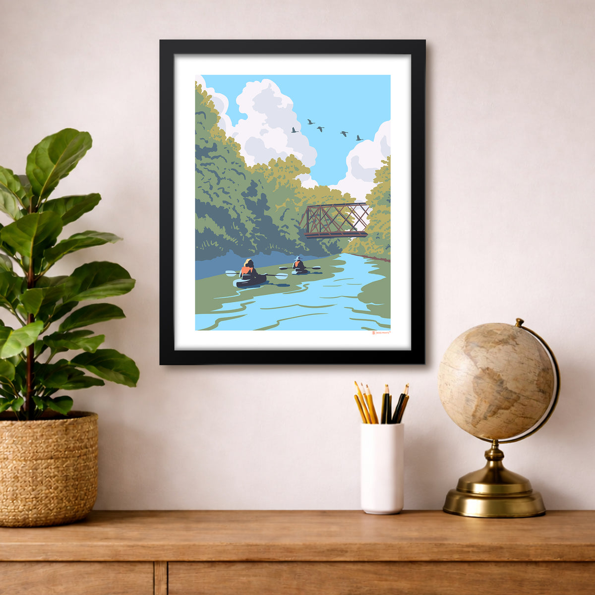 West Nishnabotna River Print
