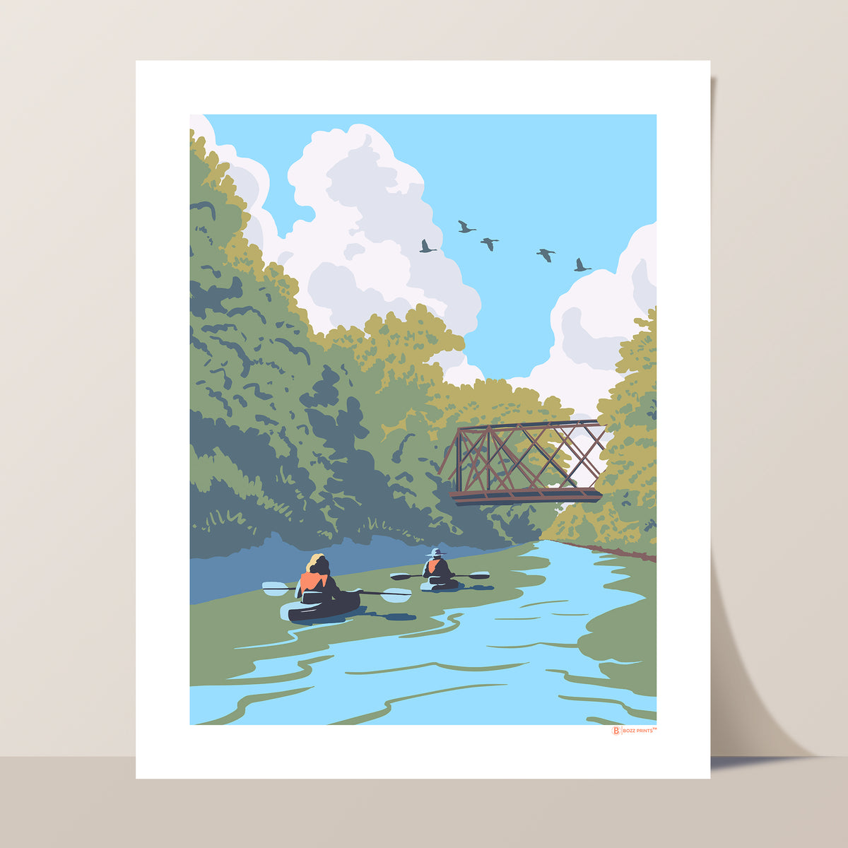 West Nishnabotna River Print
