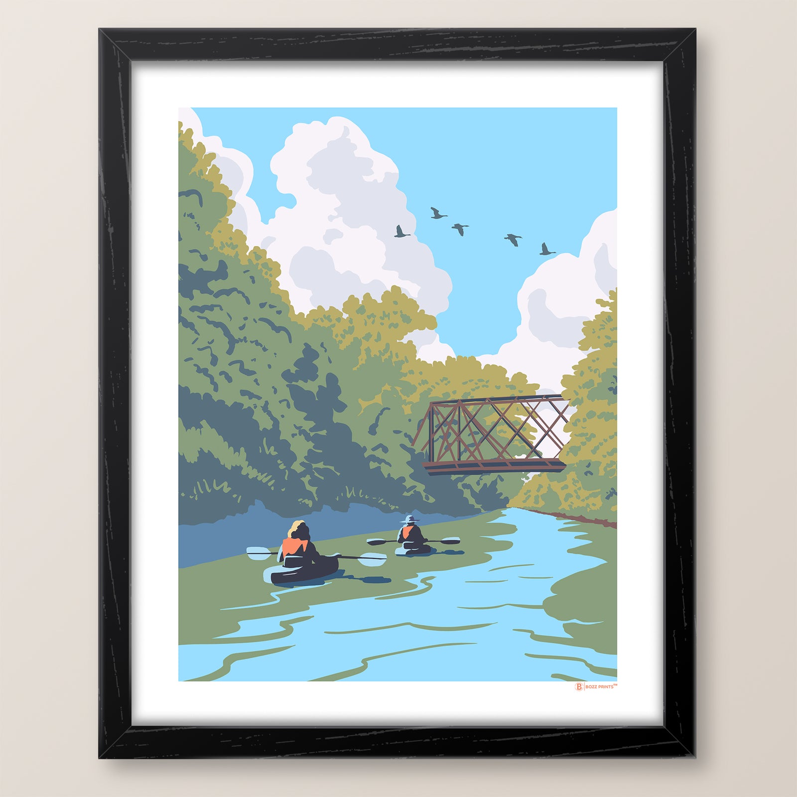 West Nishnabotna River Print