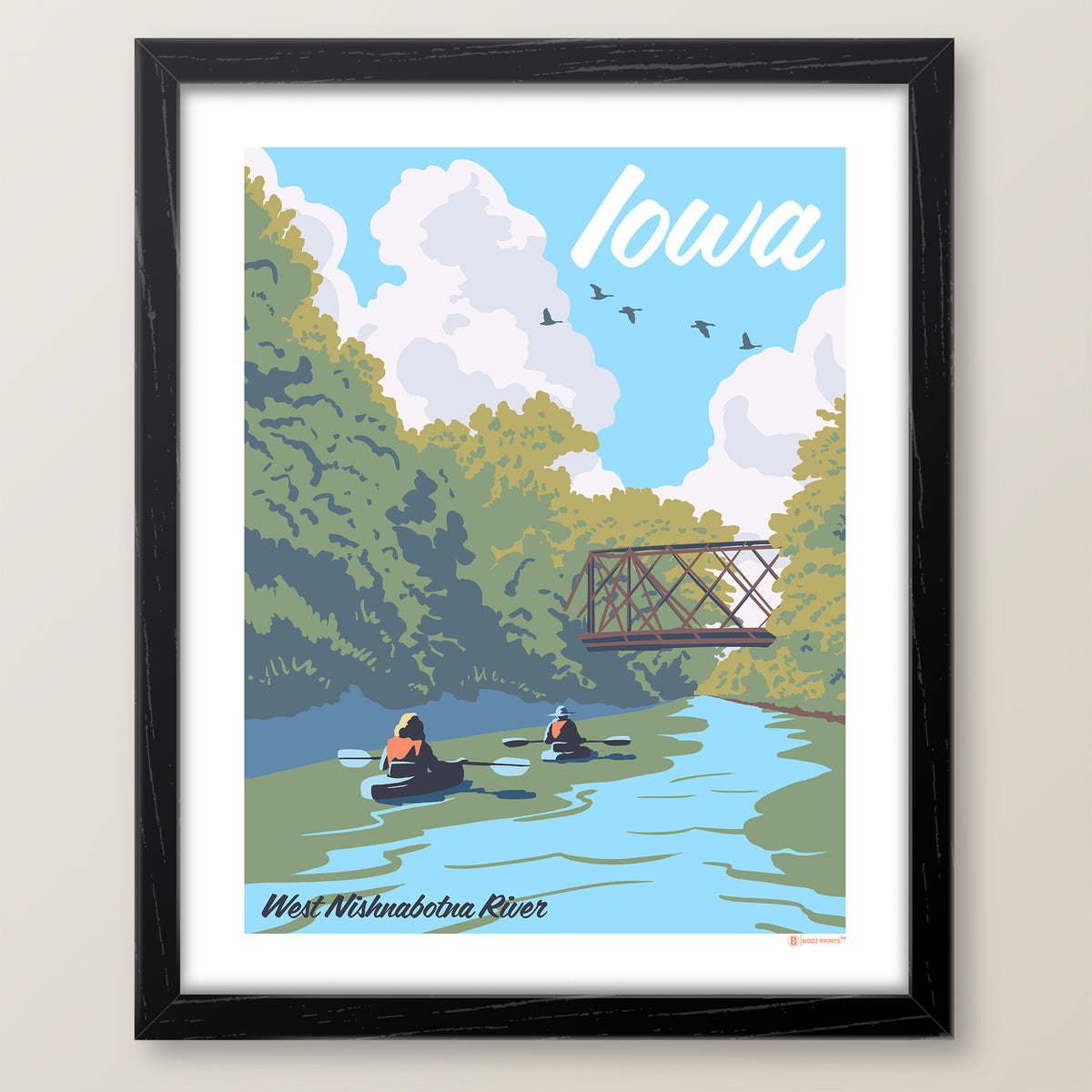 West Nishnabotna River Print
