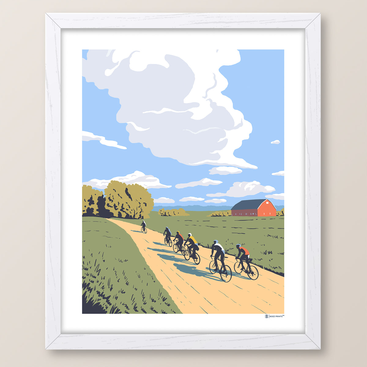 Pedal Iowa Print