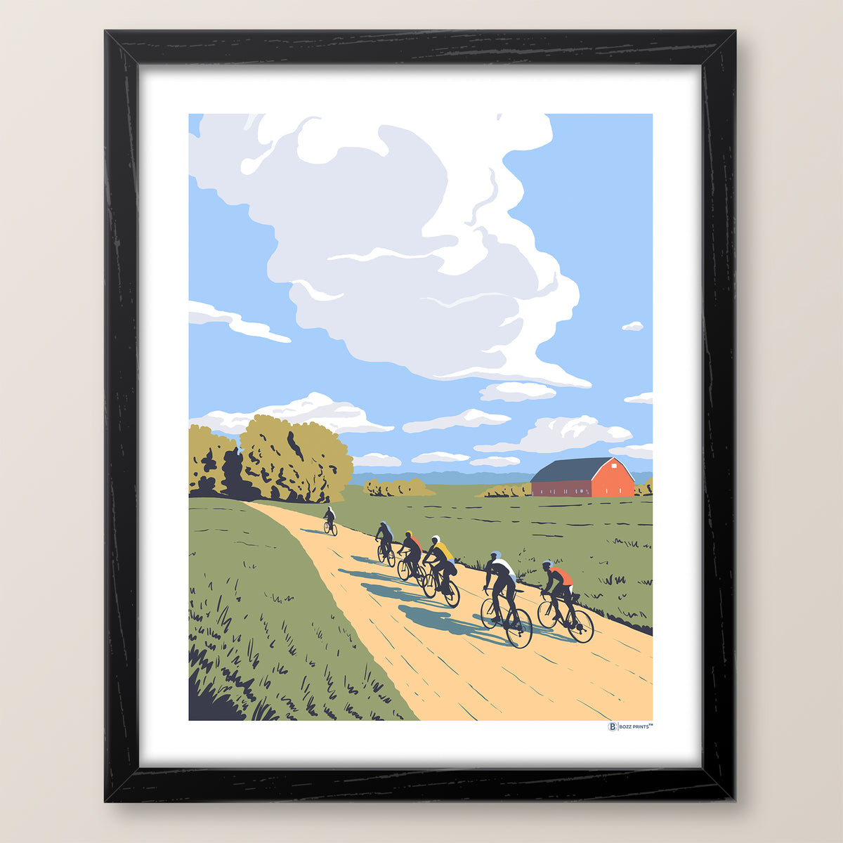 Pedal Iowa Print