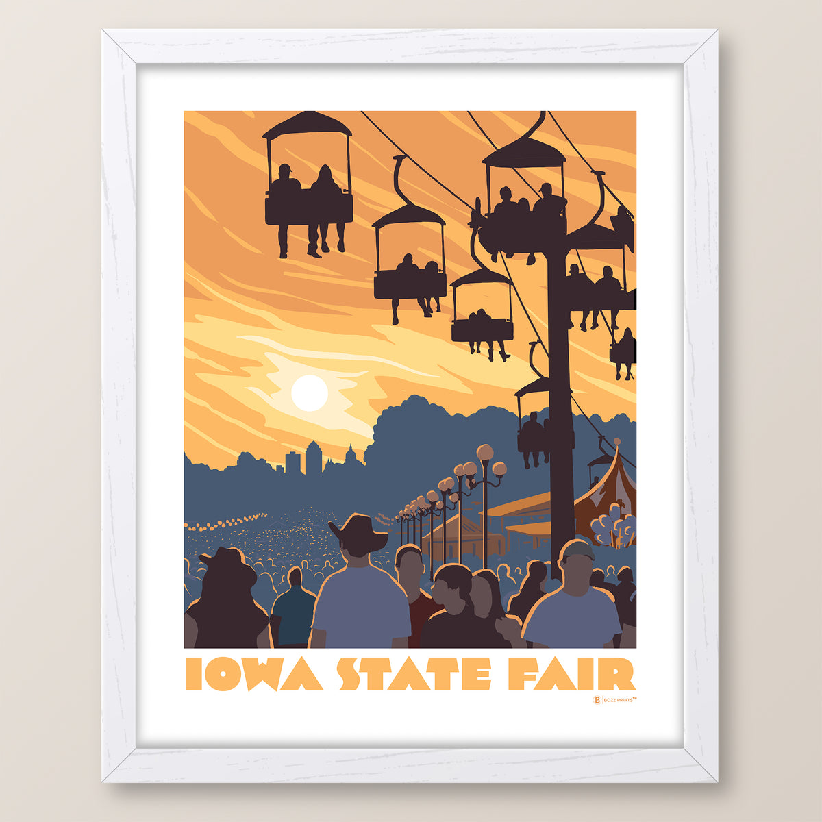 Iowa State Fair Sunset Art Print
