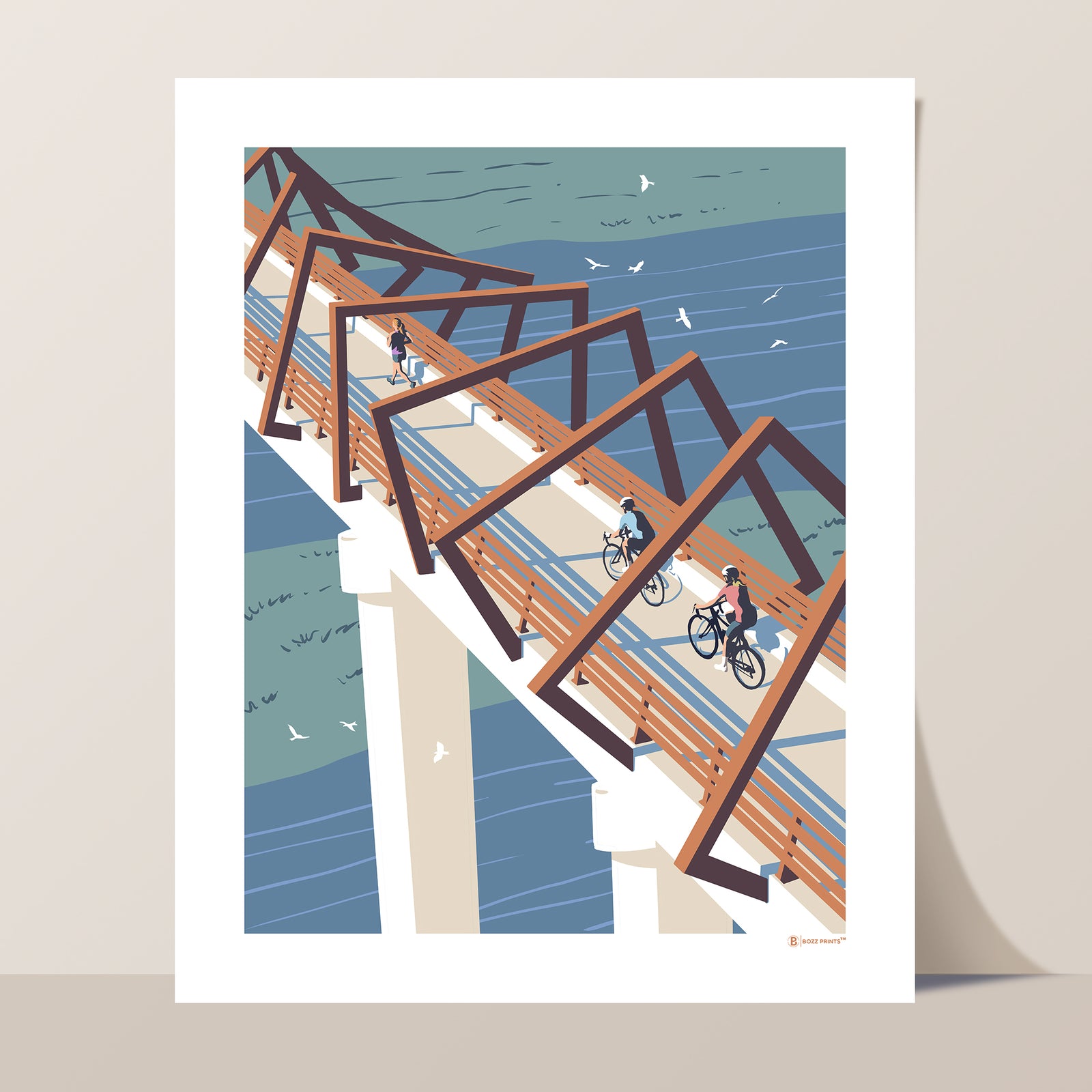 High Trestle Trail Bridge Art Print