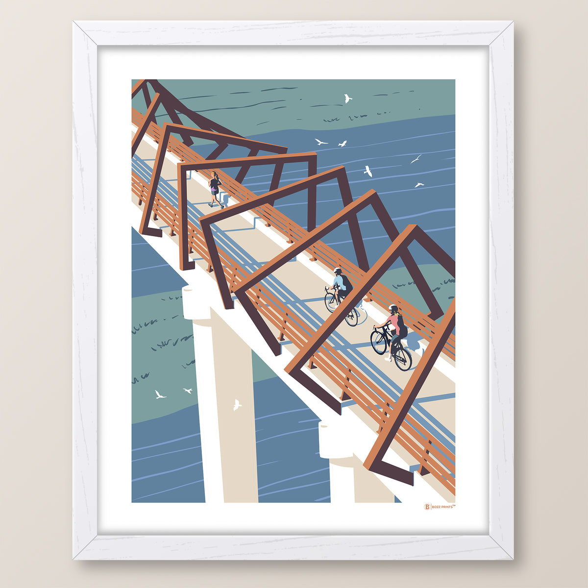 High Trestle Trail Bridge Art Print