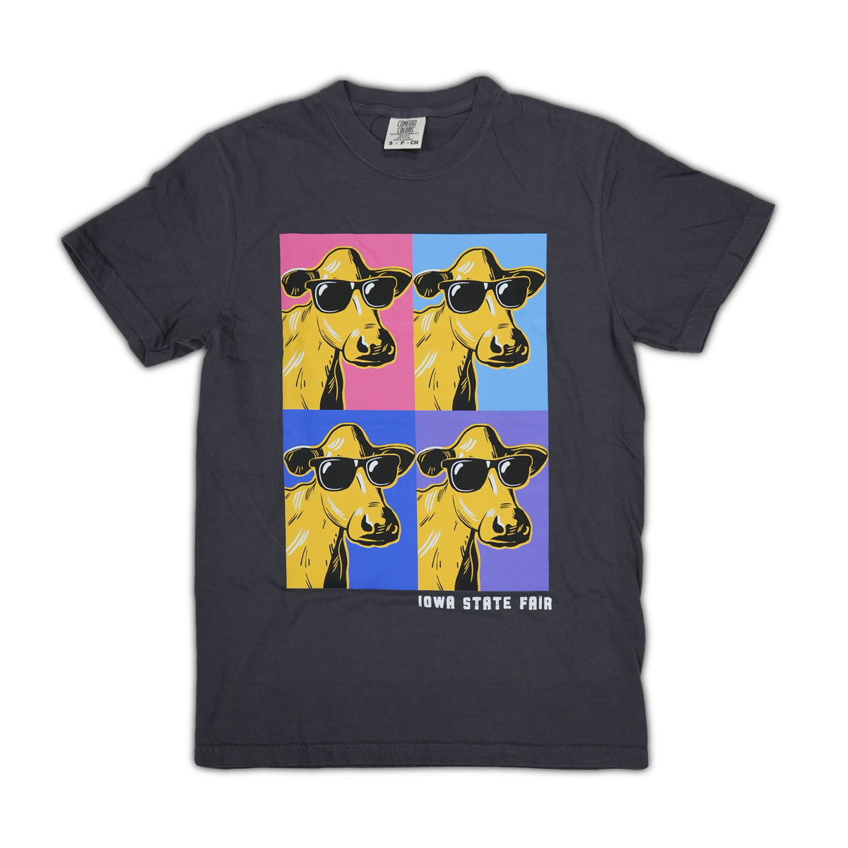 Iowa State Fair Butter Cow Pop Art Kids T-Shirt