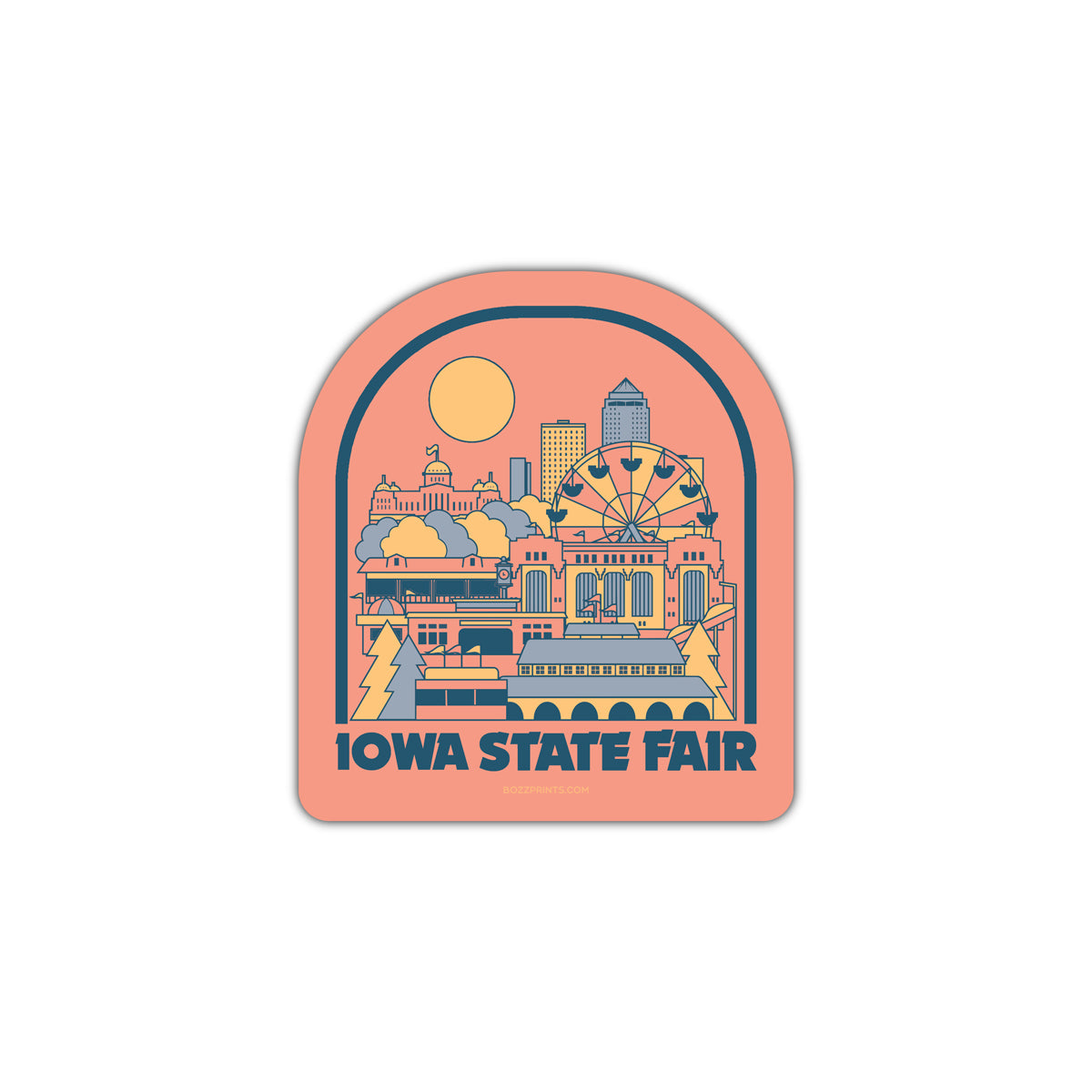 Iowa State Fair Icons Sticker