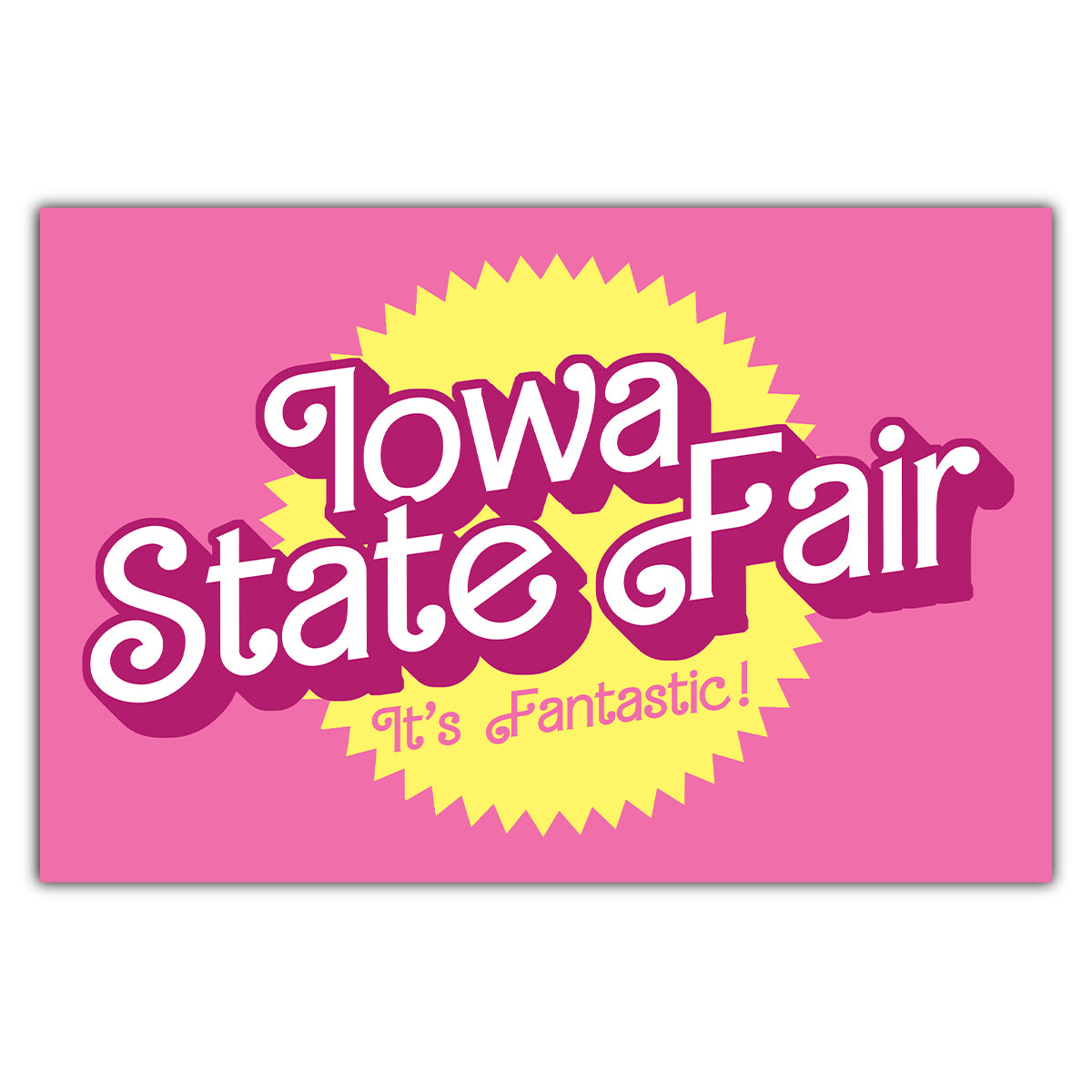 Iowa State Fair It's Fantastic Postcard