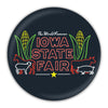Iowa State Fair Neon Round Coaster