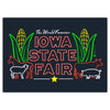 Iowa State Fair Neon Greeting Card