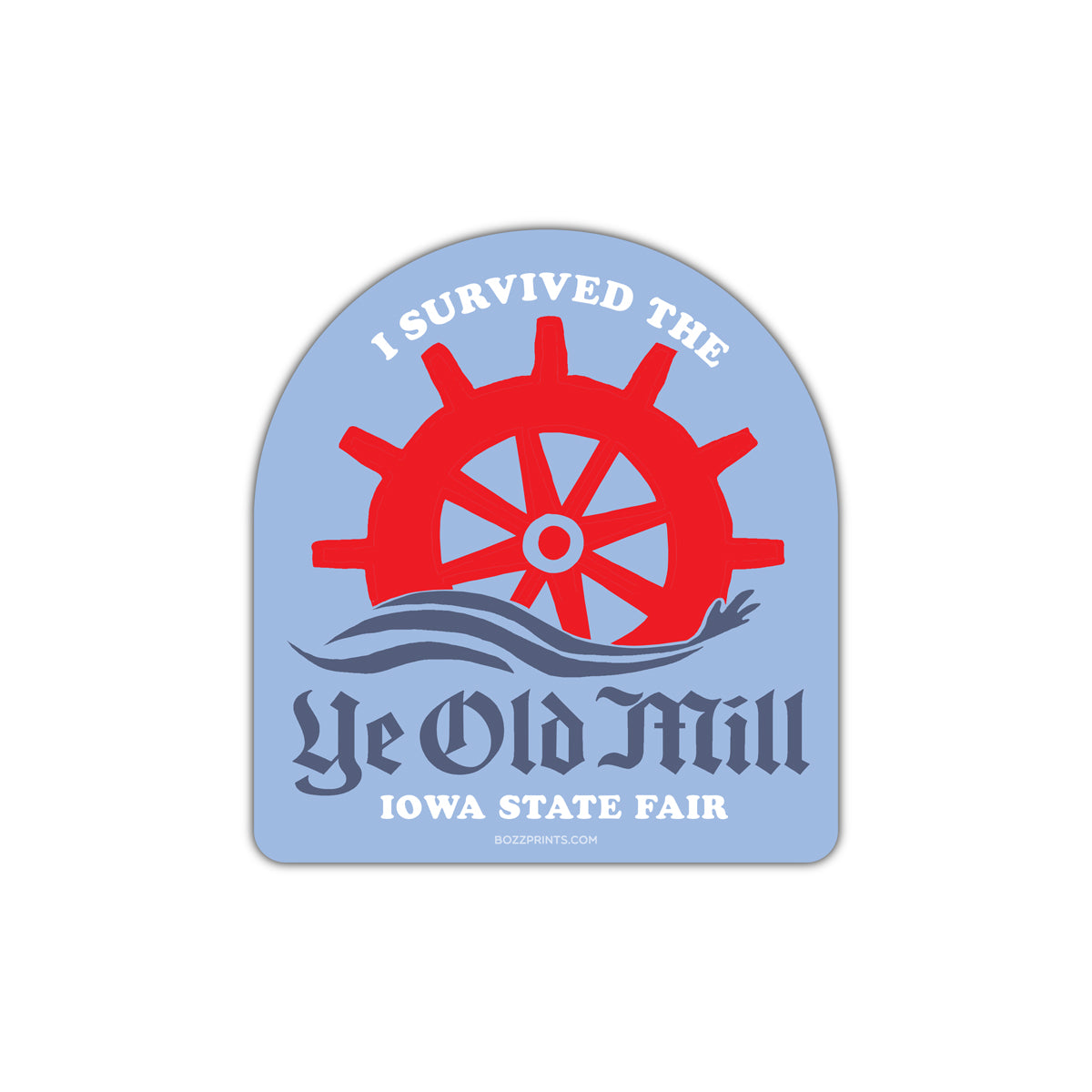 Iowa State Fair Ye Old Mill Sticker