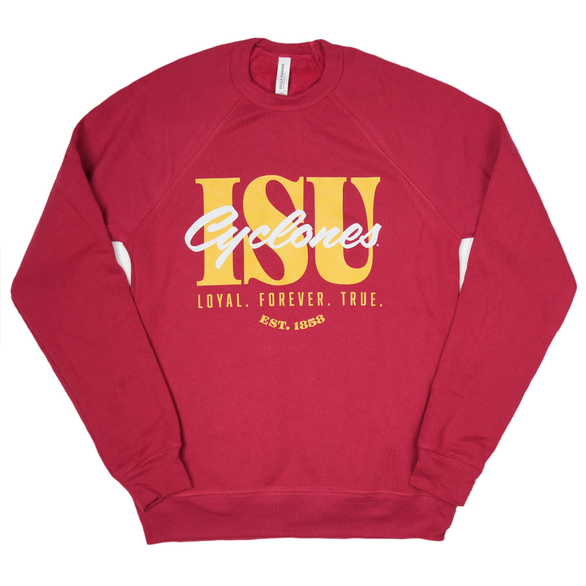 Iowa State University Classic Type Crewneck Sweatshirt