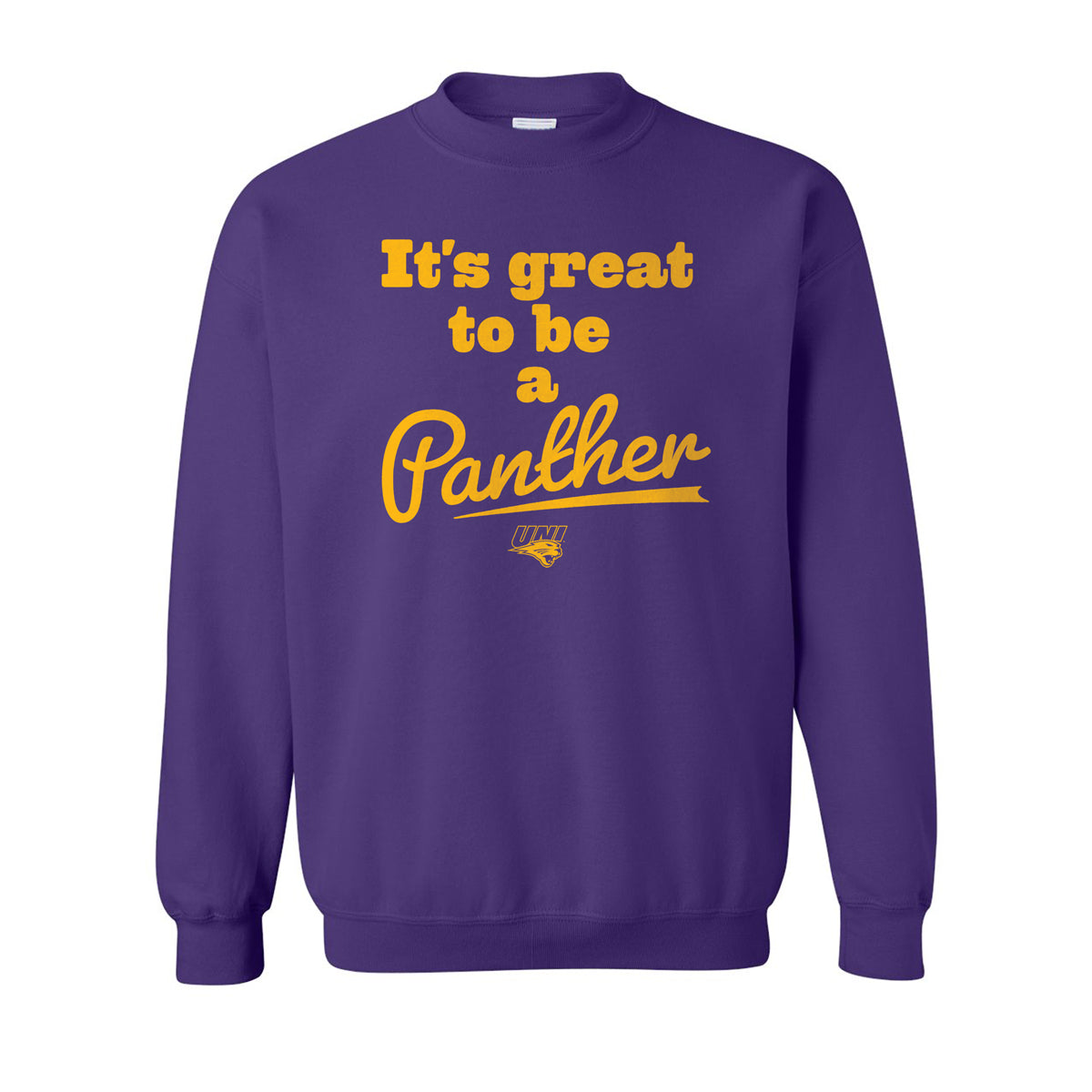 University of Northern Iowa It's Great to Be A Panther Crewneck Sweatshirt