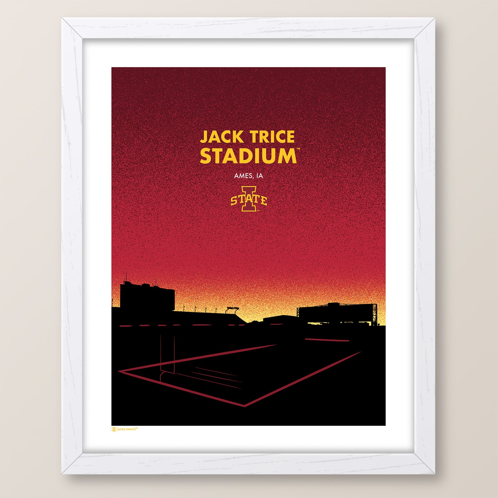 Jack Trice Stadium Landmark Print