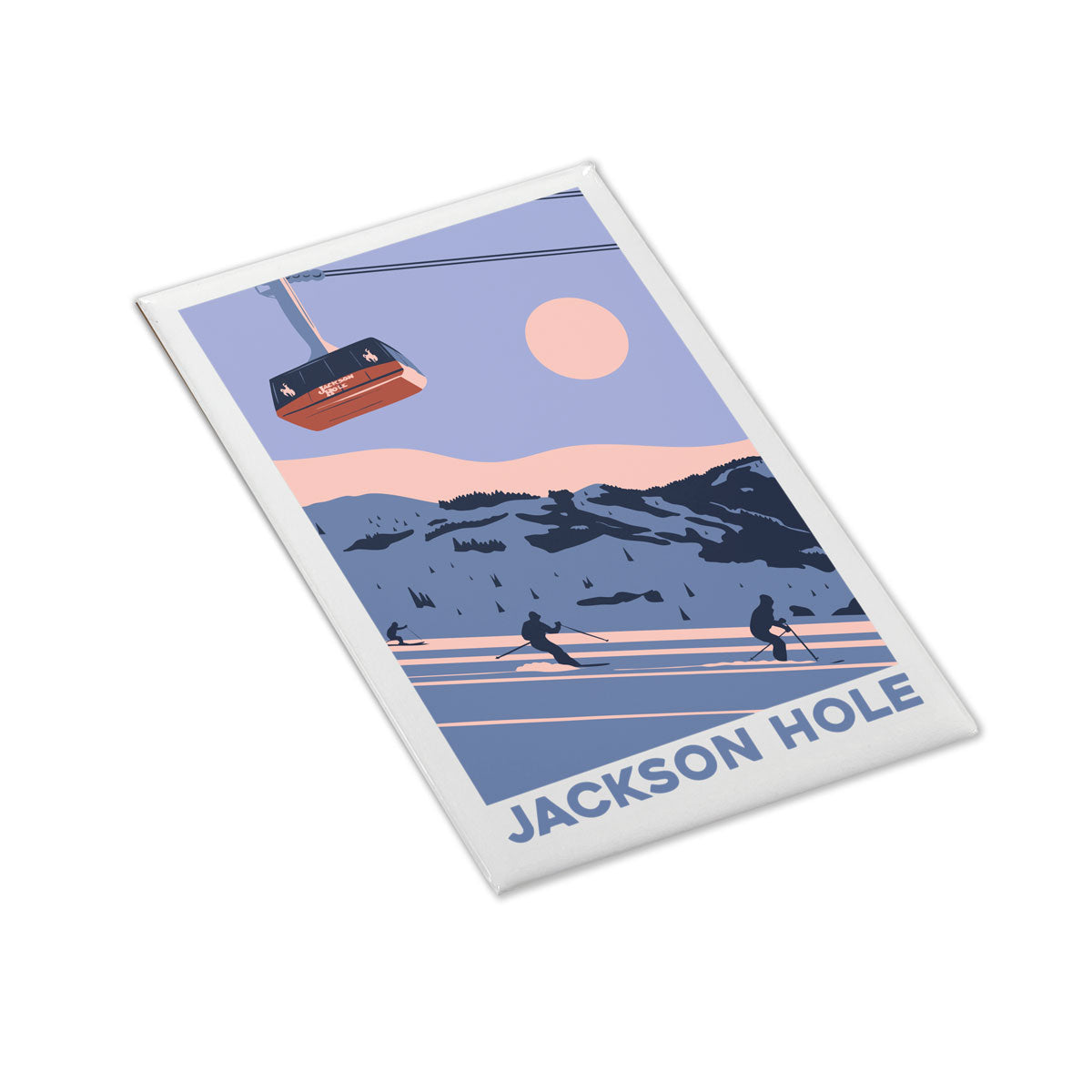 Jackson Hole Sunrise Hard Magnet