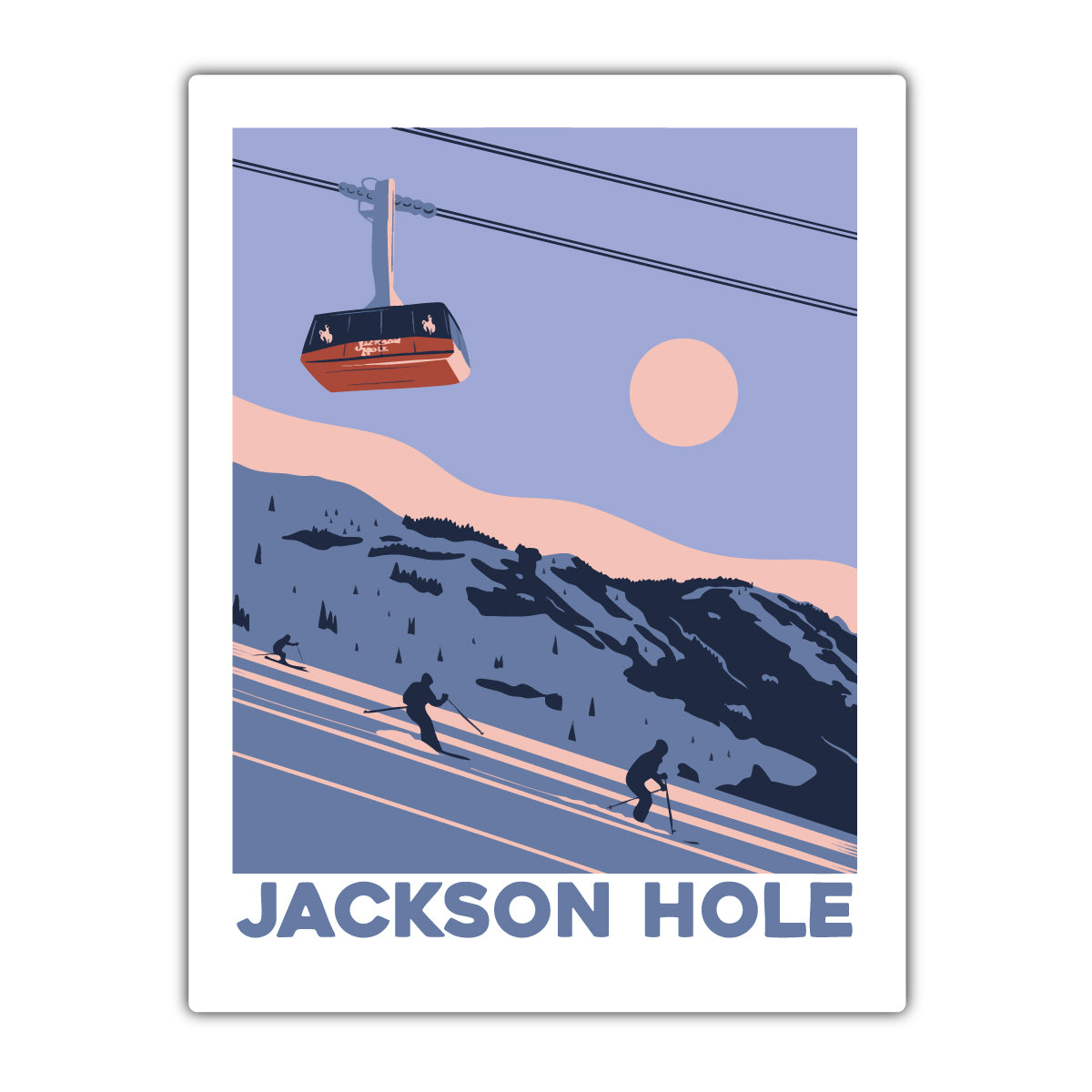 Jackson Hole Sunrise Sticker