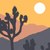 Joshua Tree National Park Desert Sunset Print