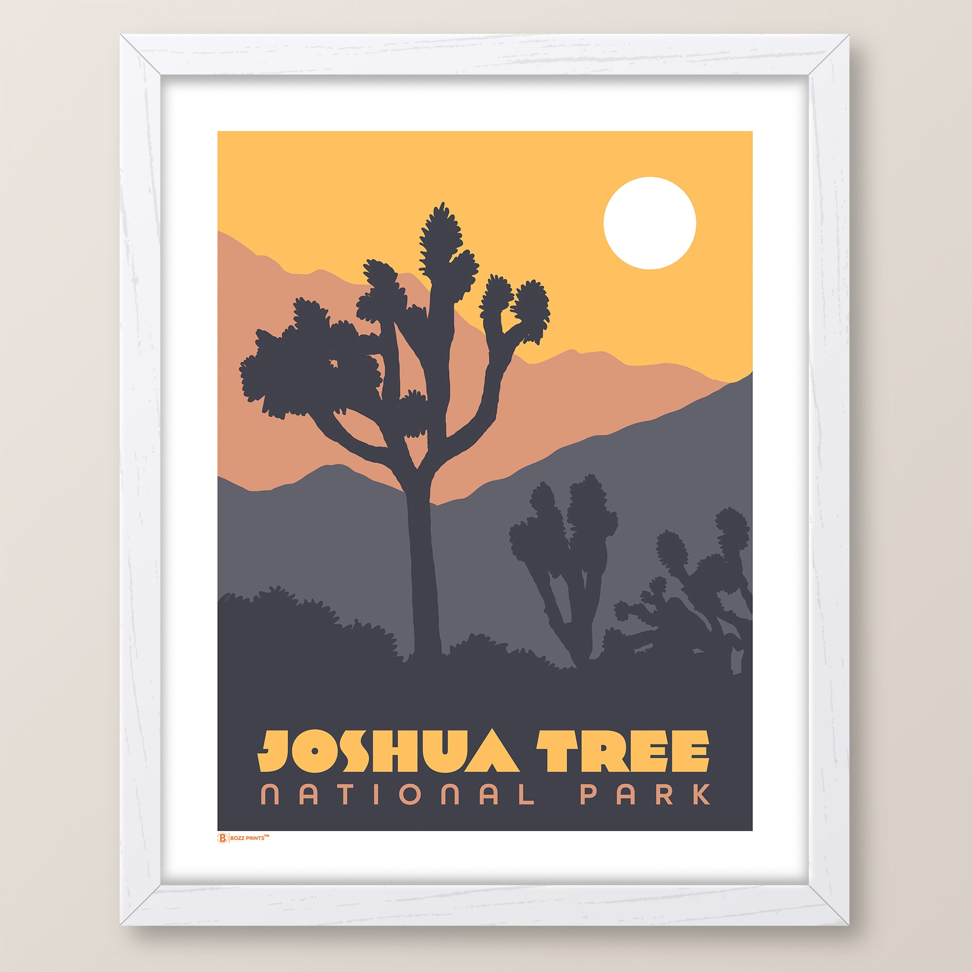 Tapisserie Murale – Parc National Joshua Tree – Tissu Photographique – Neuf