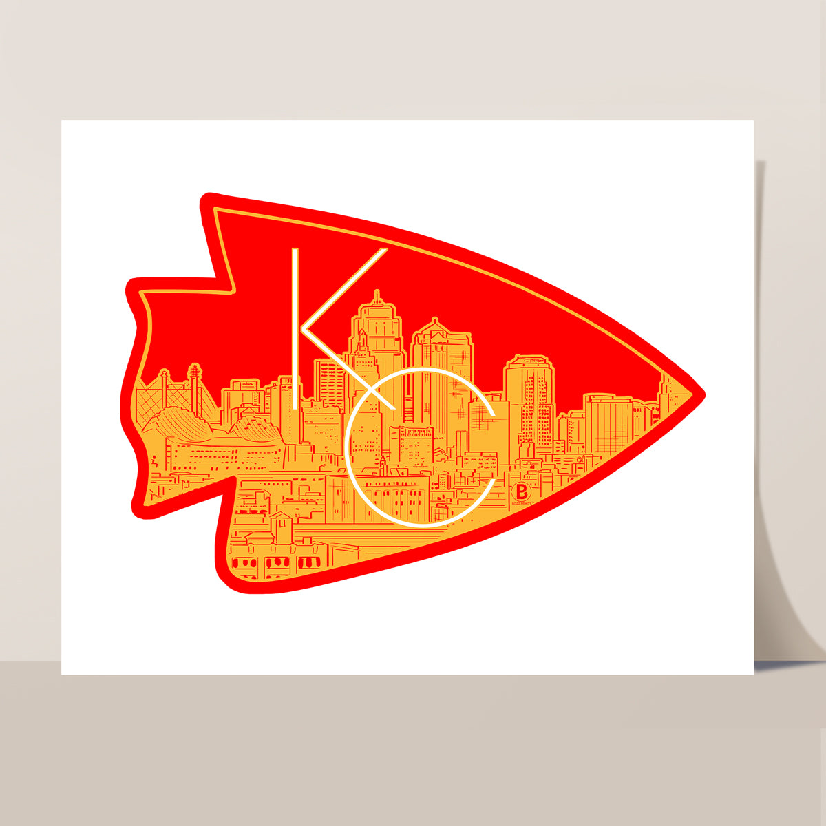 Kansas City Arrowhead Print