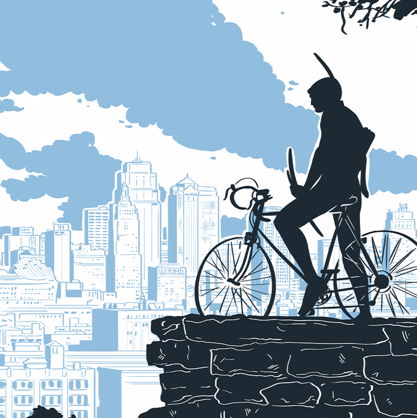 Kansas City Bike Scout Print