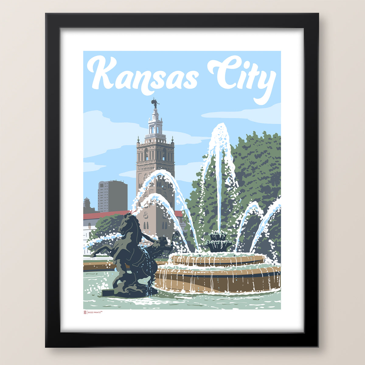 Kansas City Country Club Plaza Print