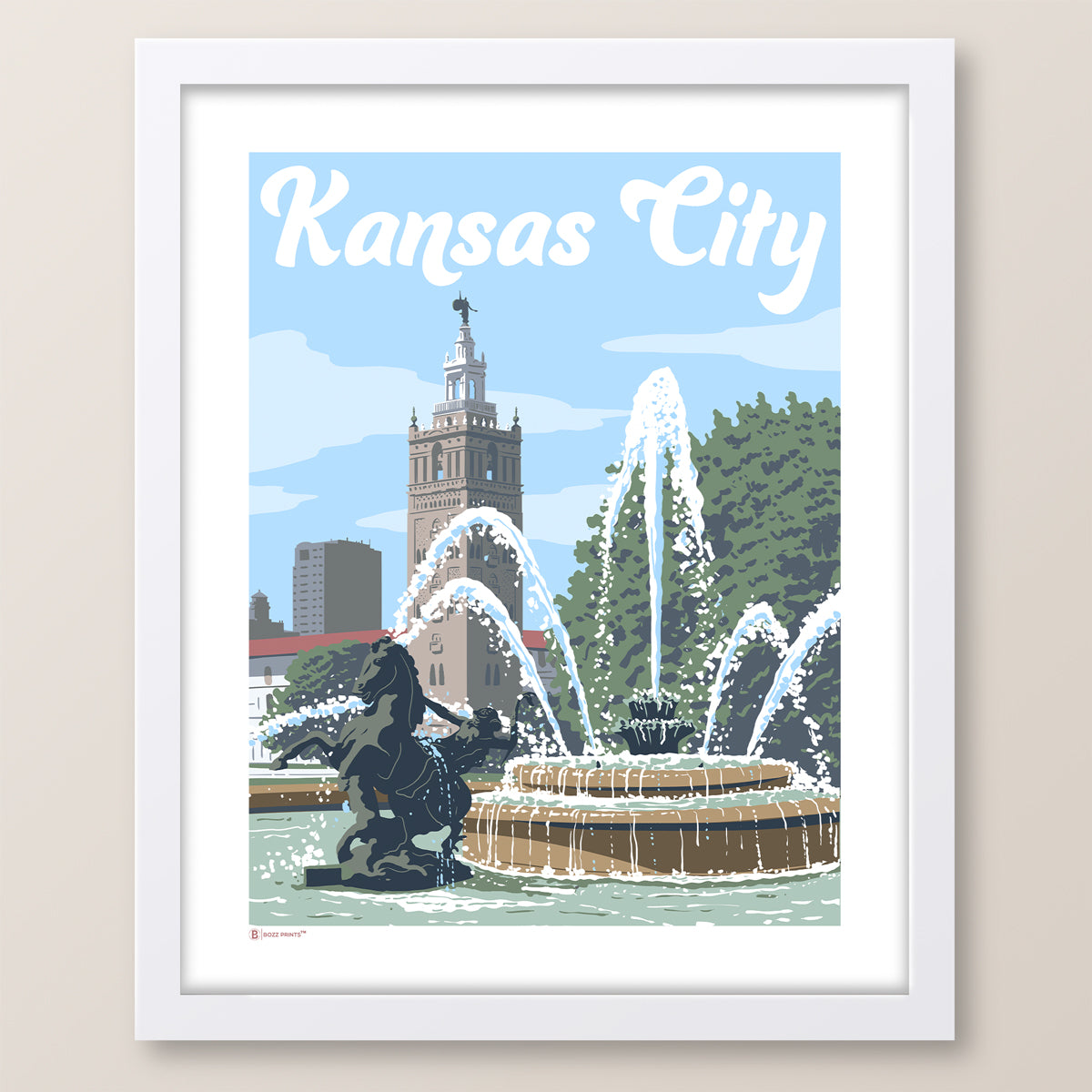 Kansas City Country Club Plaza Print