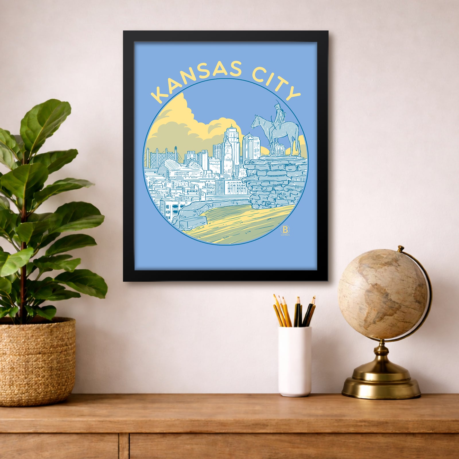 Kansas City Circle Print