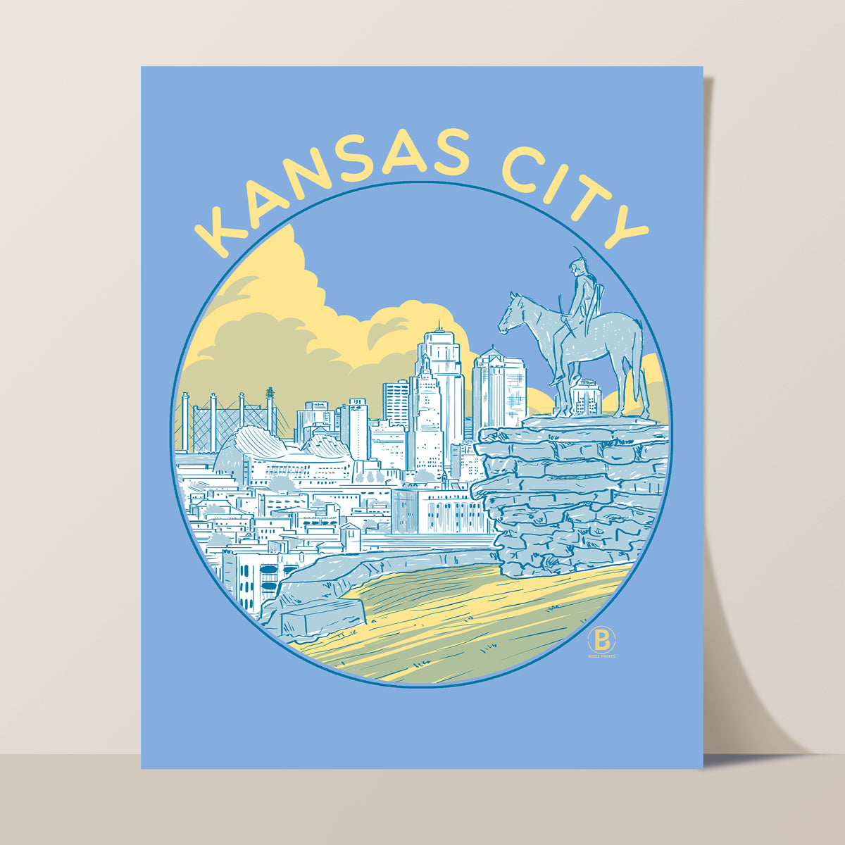 Kansas City Circle Print