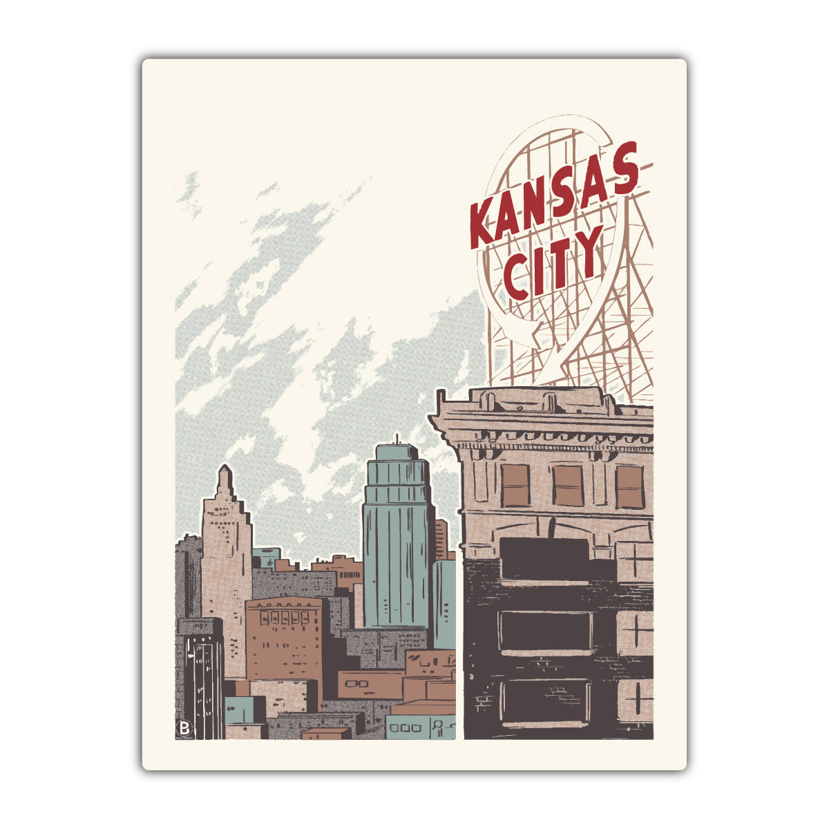 Kansas City Crossroads Sticker