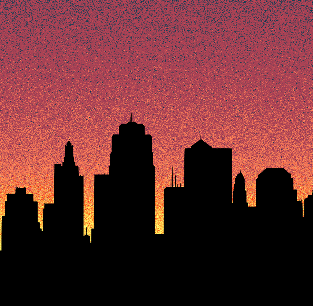 Kansas City Dusk Print