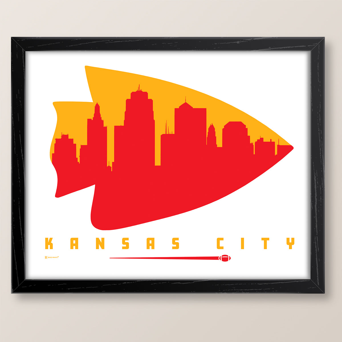 Kansas City Football Print