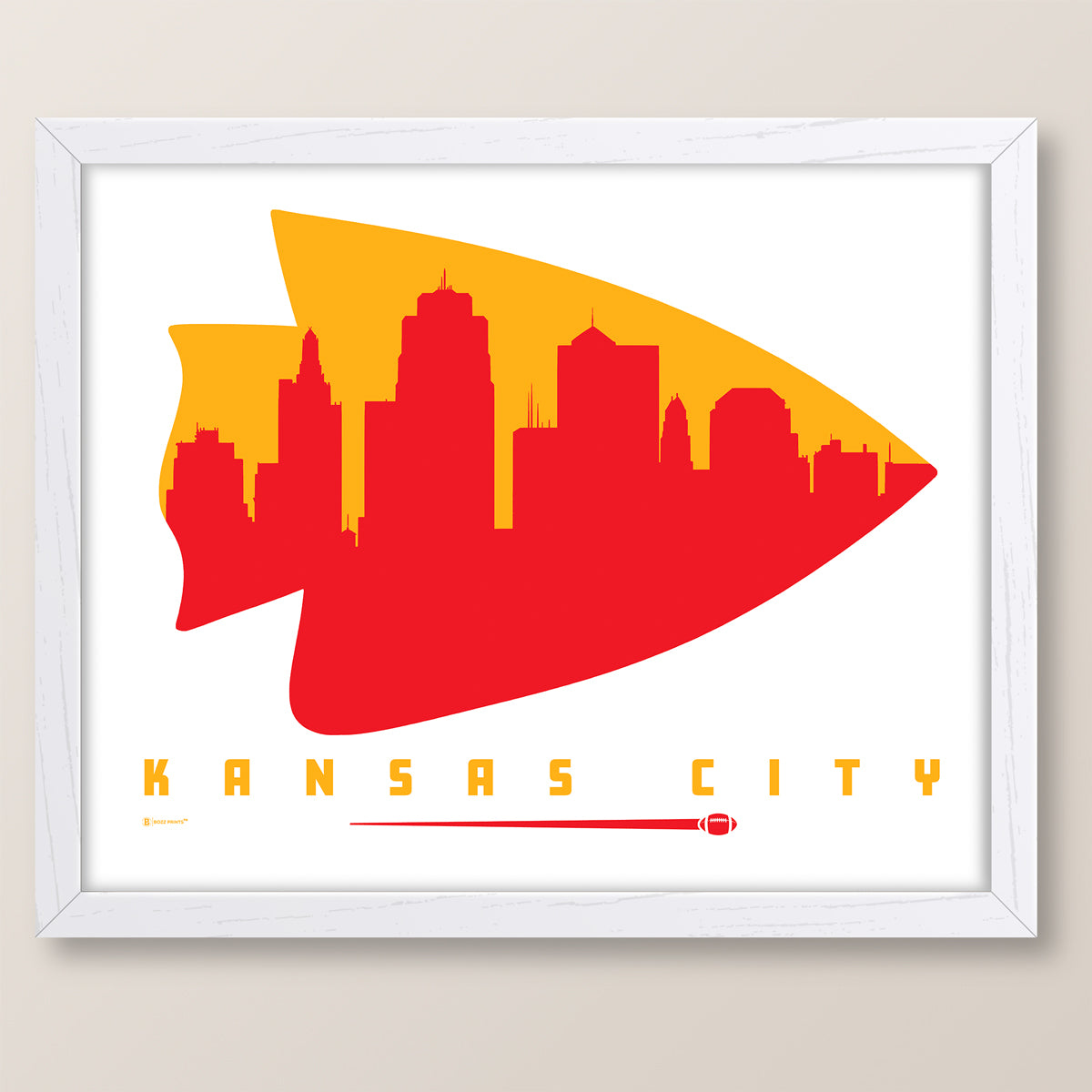 Kansas City Football Print