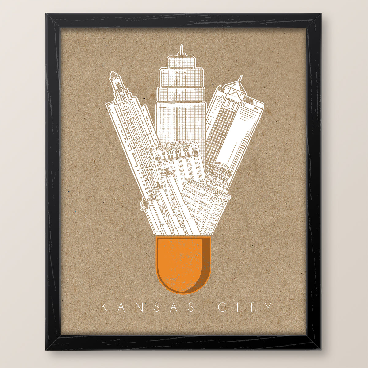 Kansas City Icons Print