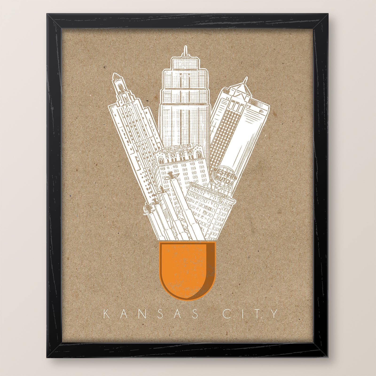 Kansas City Icons Print