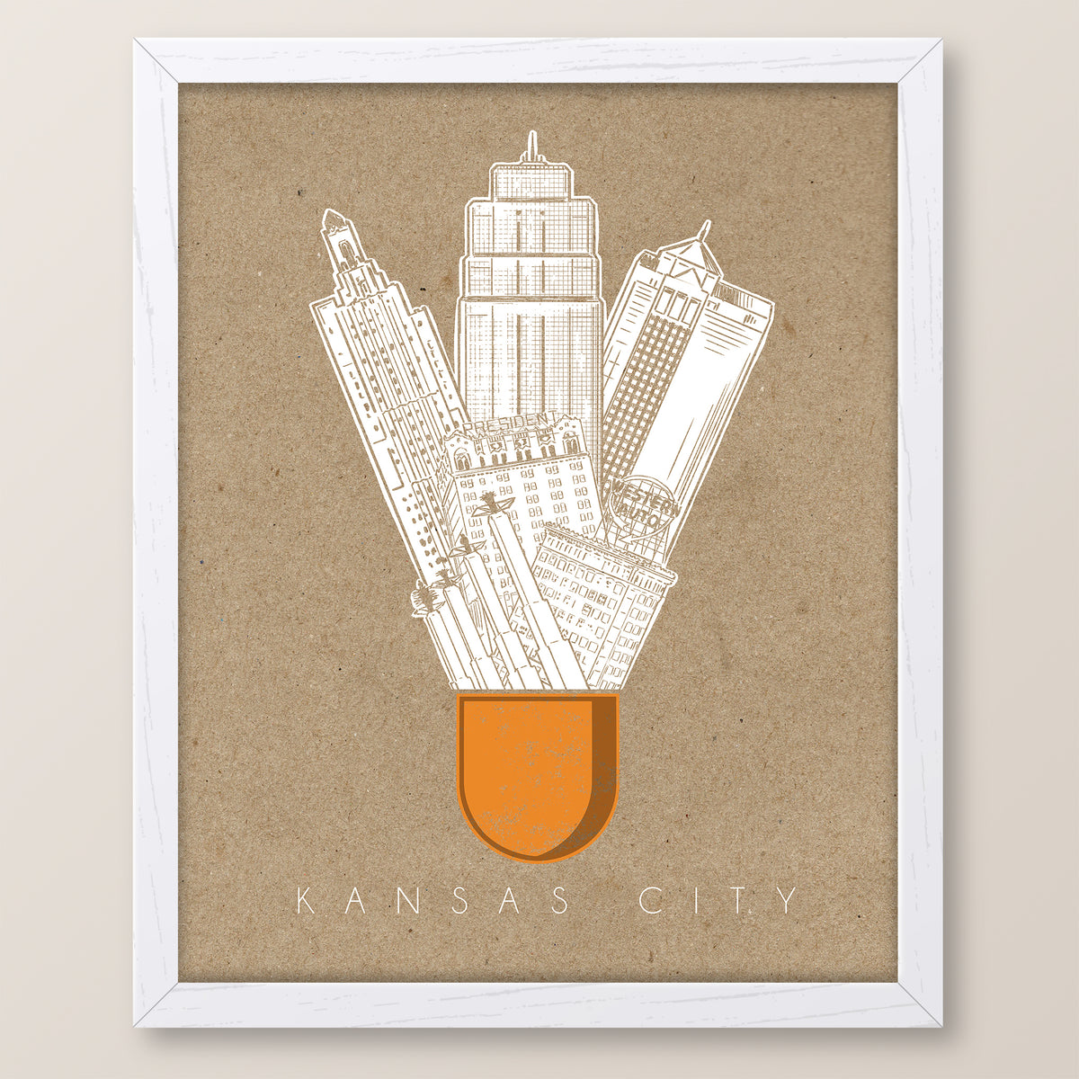 Kansas City Icons Print