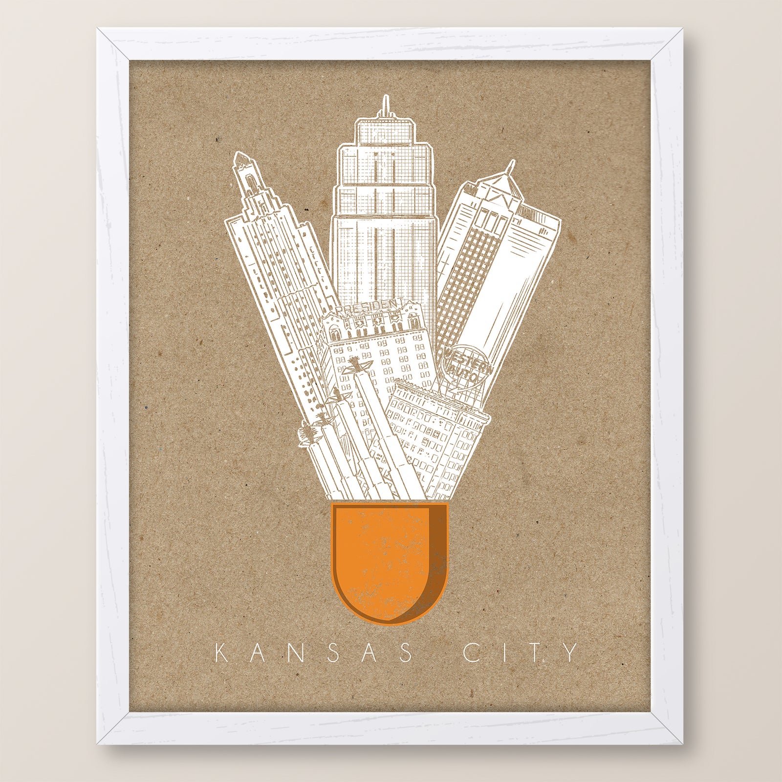 Kansas City Icons Print
