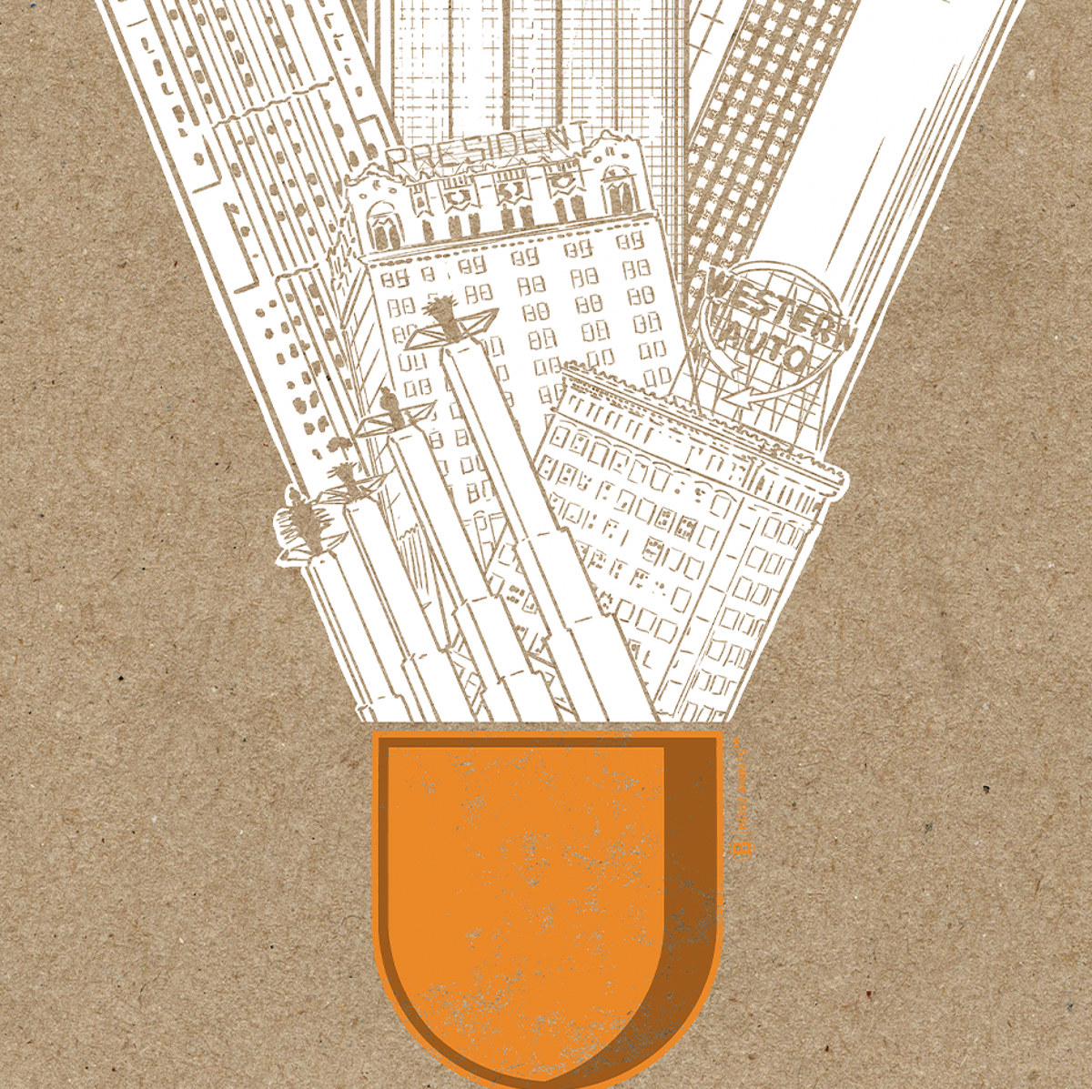 Kansas City Icons Print