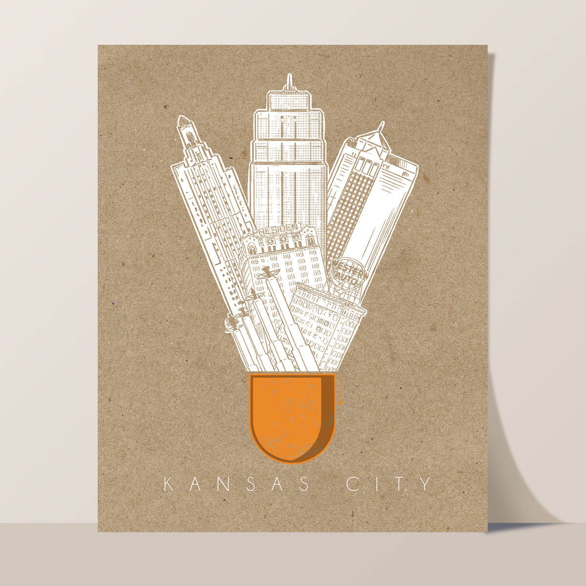 Kansas City Icons Print