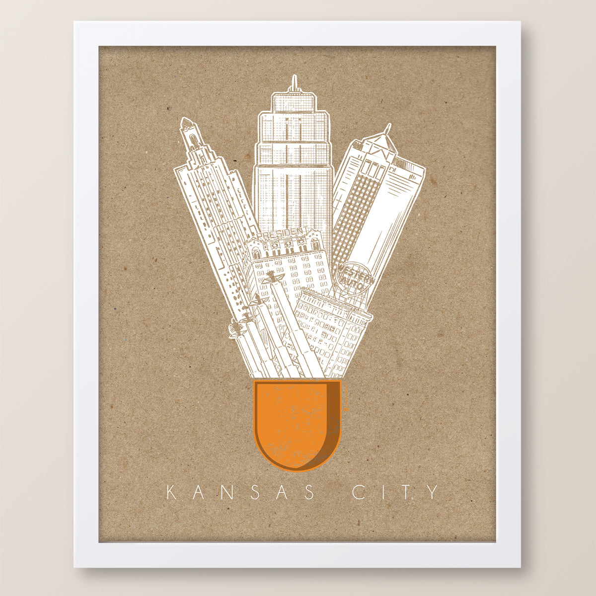 Kansas City Icons Print