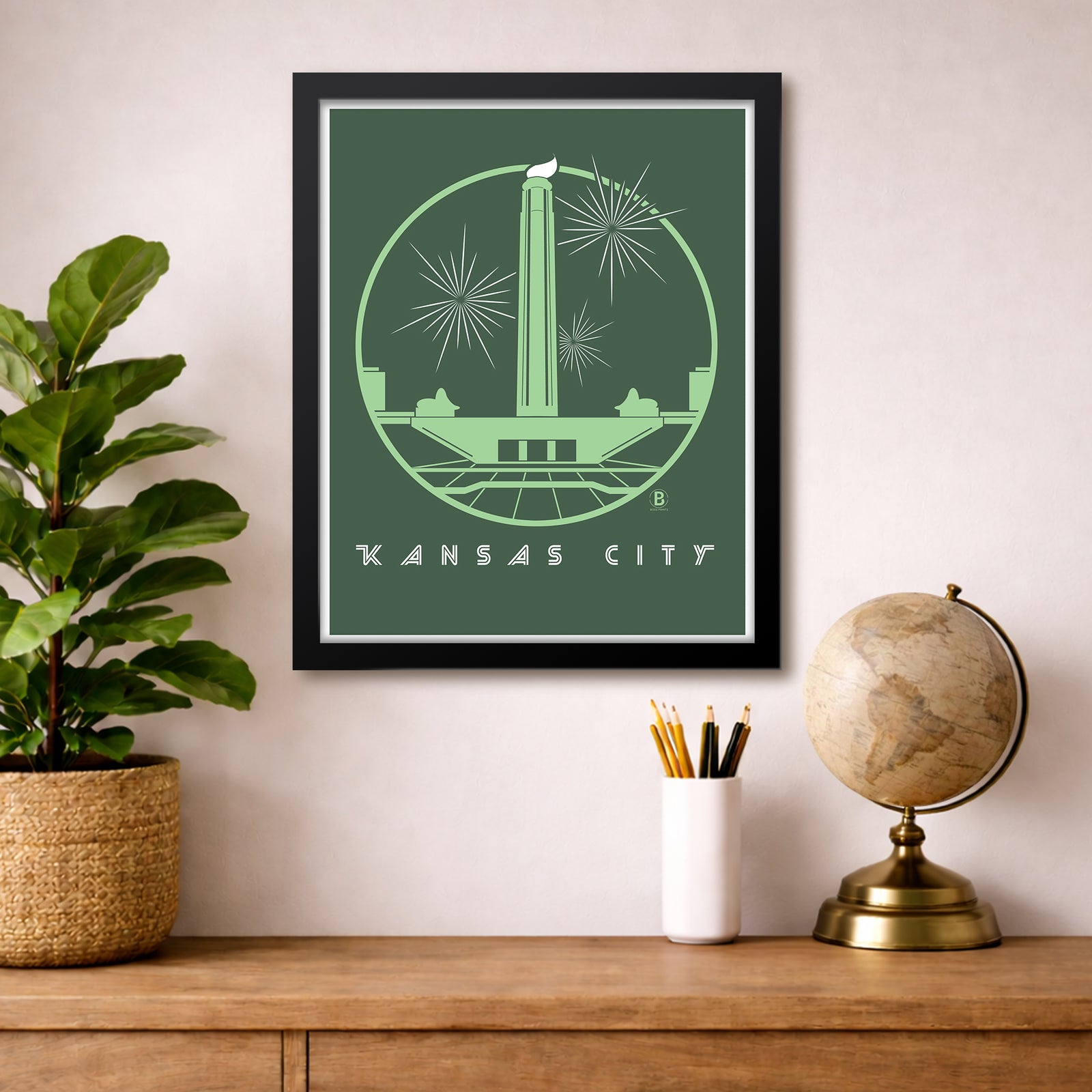 Kansas City Liberty Icon Print