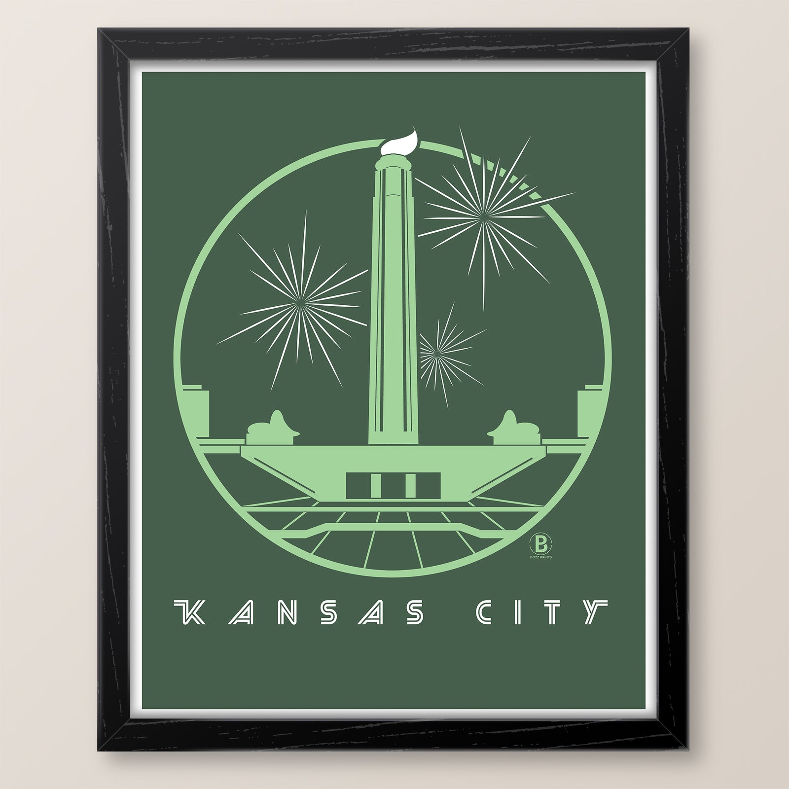 Kansas City Liberty Icon Print
