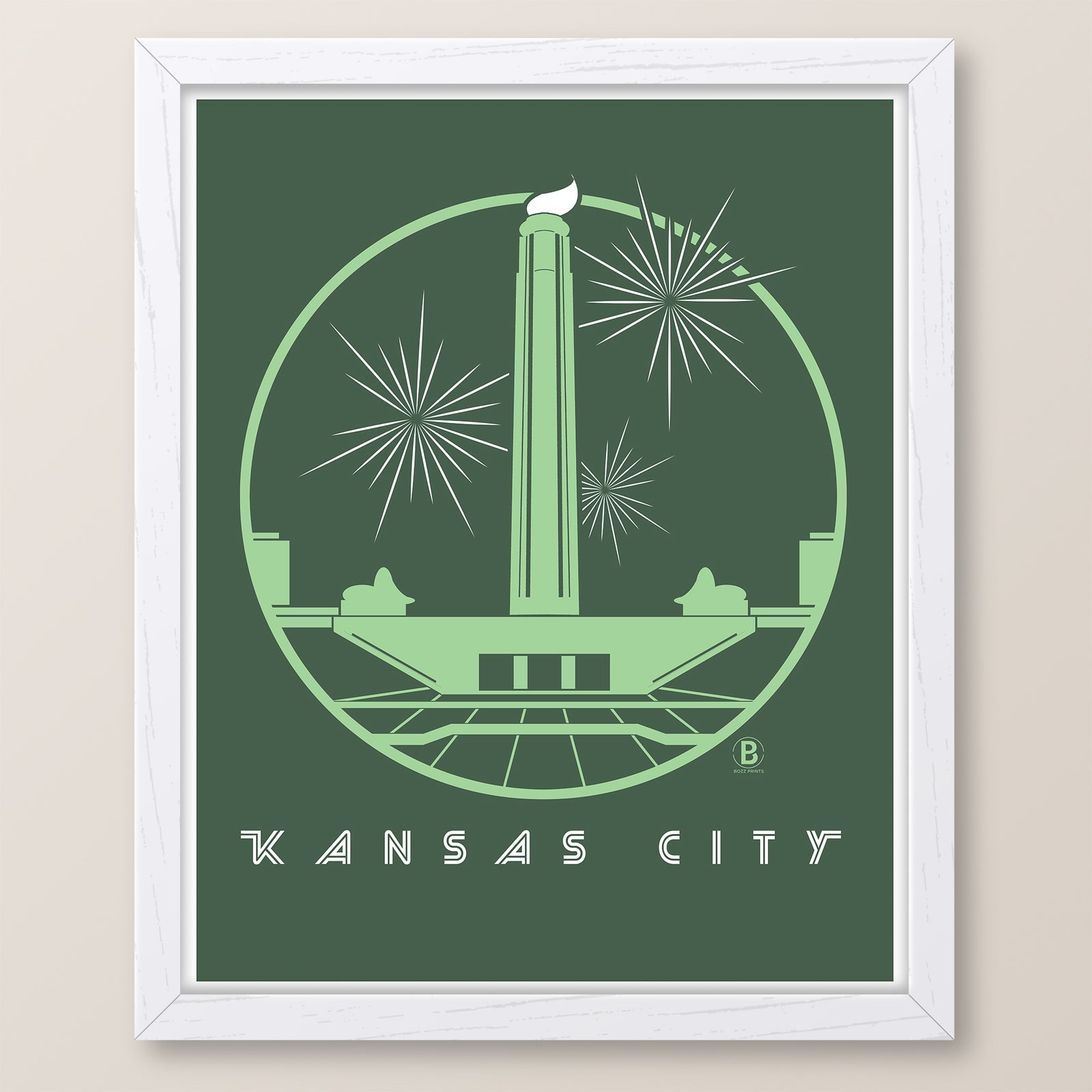 Kansas City Liberty Icon Print