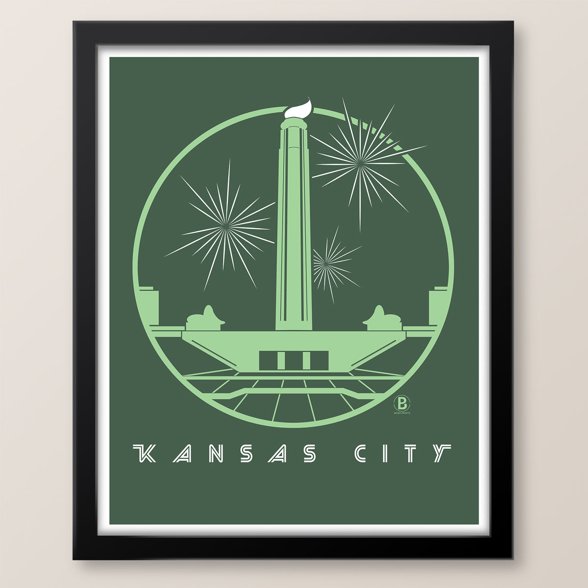 Kansas City Liberty Icon Print
