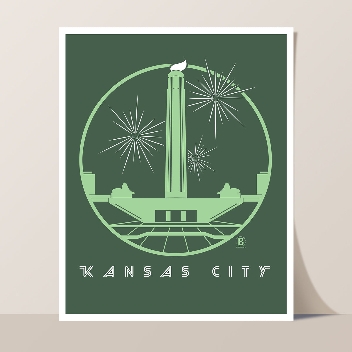 Kansas City Liberty Icon Print