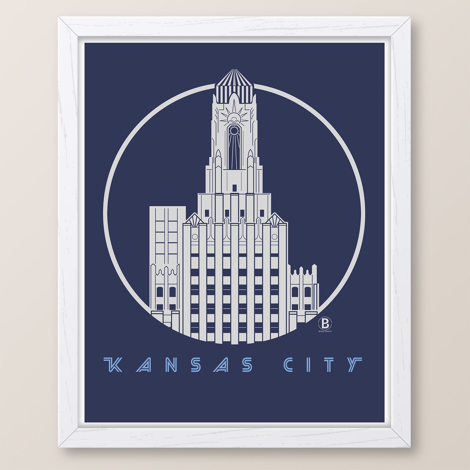 Kansas City Power & Light Icon Print